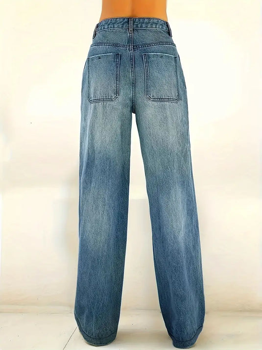 Vintage Wide-Leg Denim