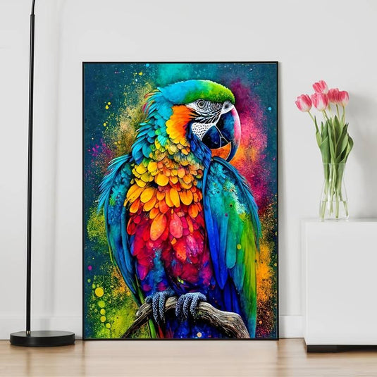 Vibrant Parrot Diamond Painting