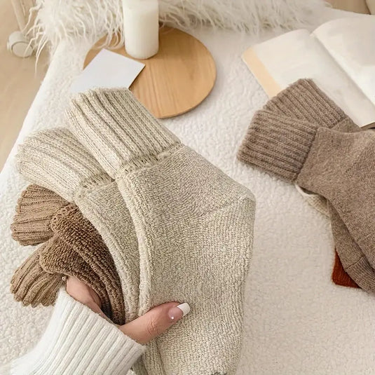 Cozy Knit Socks Set