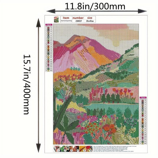 Mountain View 5D Diamond Painting Kit