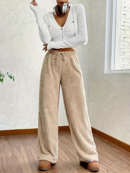 Cozy Fleece-Lined Trousers