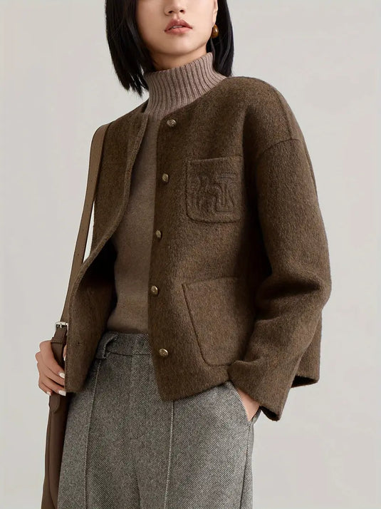 Classic Heritage Buttoned Wool Coat