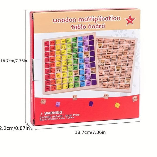 Montessori Wooden Multiplication Table