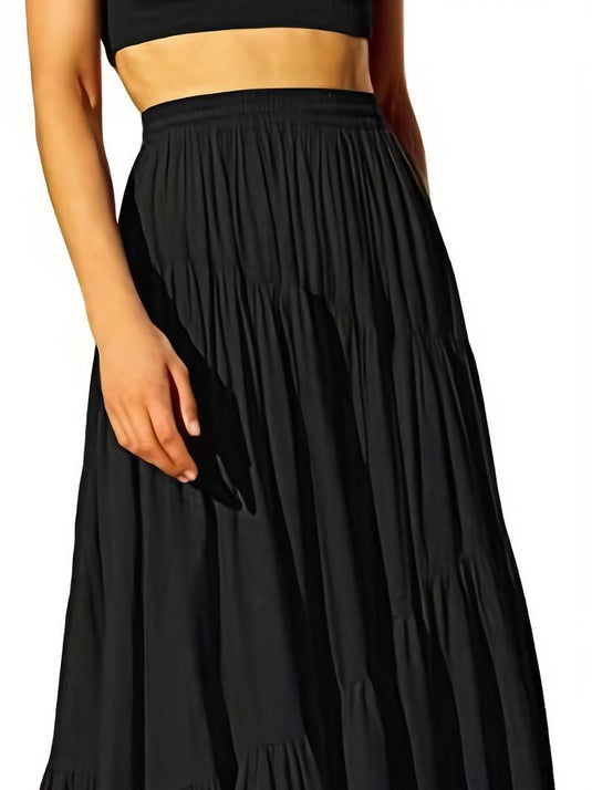 Timeless Black Maxi Skirt