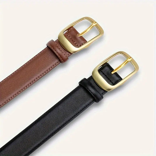 Genuine Leather Buckle Belt