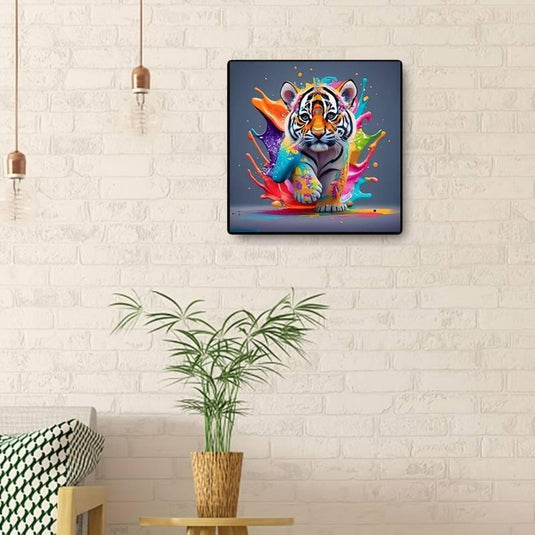 Colorful Tiger 5D Diamond Painting Kit