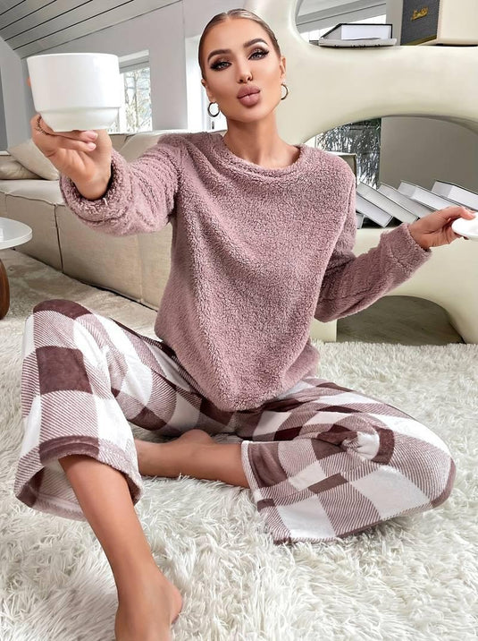 Buba™ Cozy Checkered Lounge Set