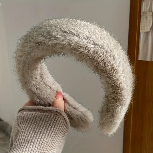 Faux Fur Plush Headband