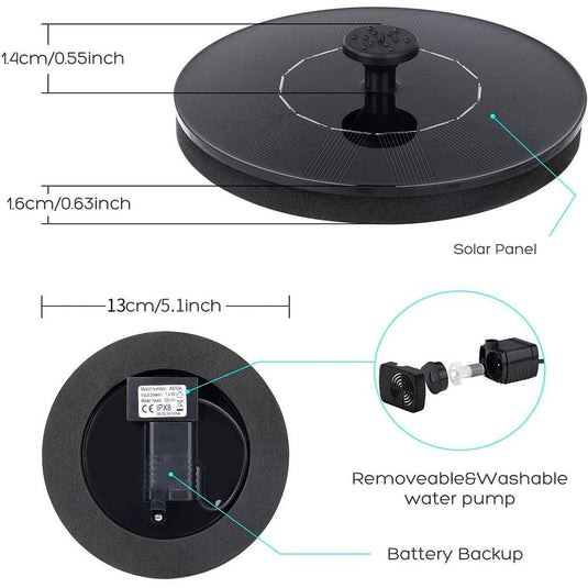 SolarSplash™  Fountain Pump