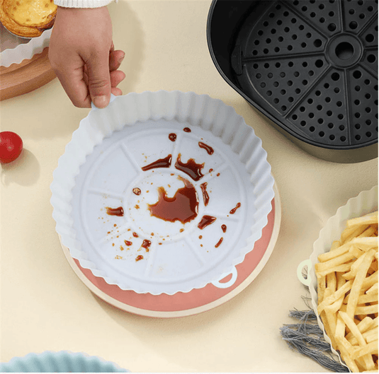 AirFry Clean™ 2 Pieces Reusable Silicone Non-Stick Airfryer Tray