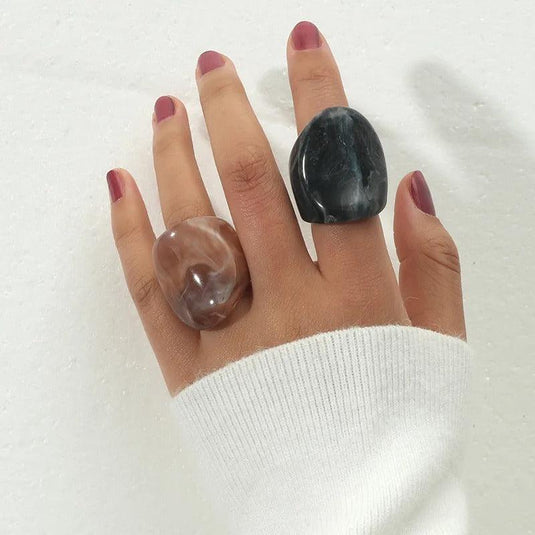 Noelle Sophisticated Resin Ring Set™