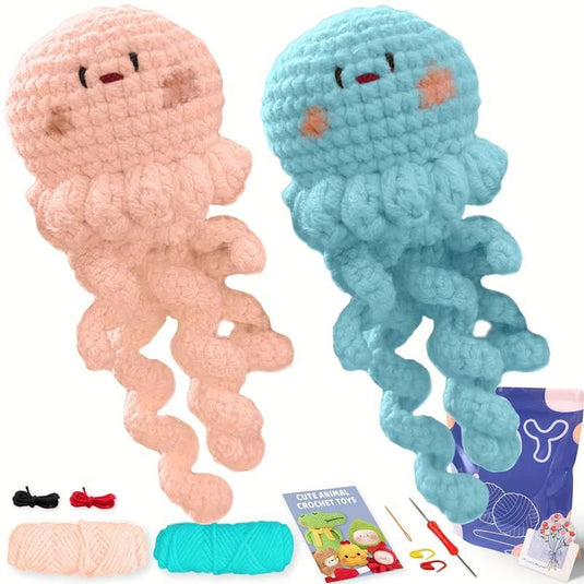 Jellyfish Crochet Kit - Beginner Friendly