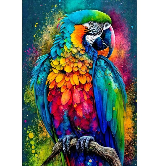 Vibrant Parrot Diamond Painting