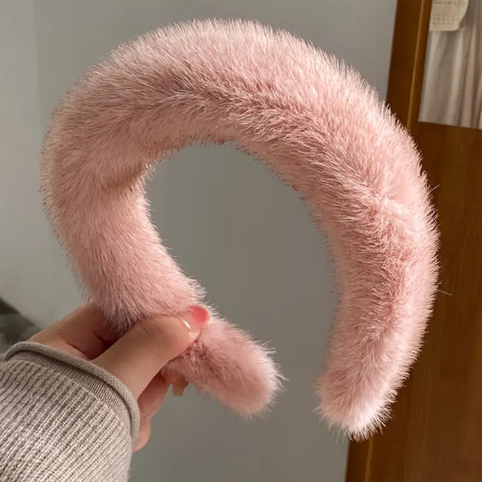 Faux Fur Plush Headband