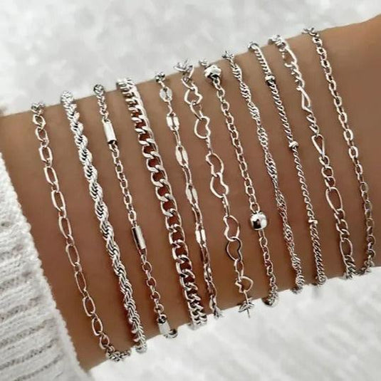 Alani 11-Piece Chain Bracelet Set™