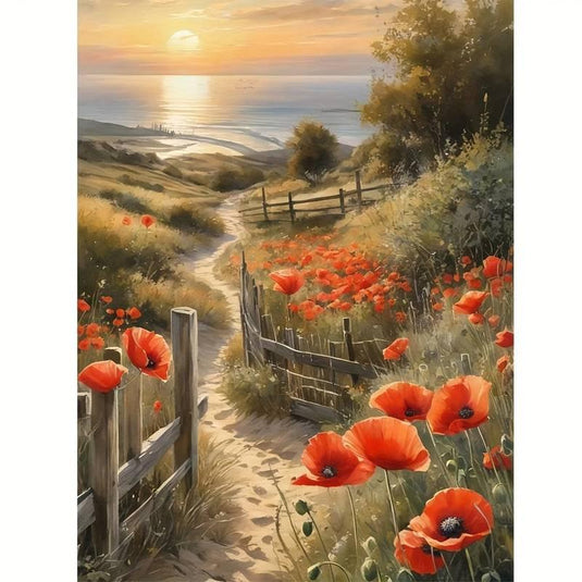 Sunset Pathway 5D Diamond Painting Kit