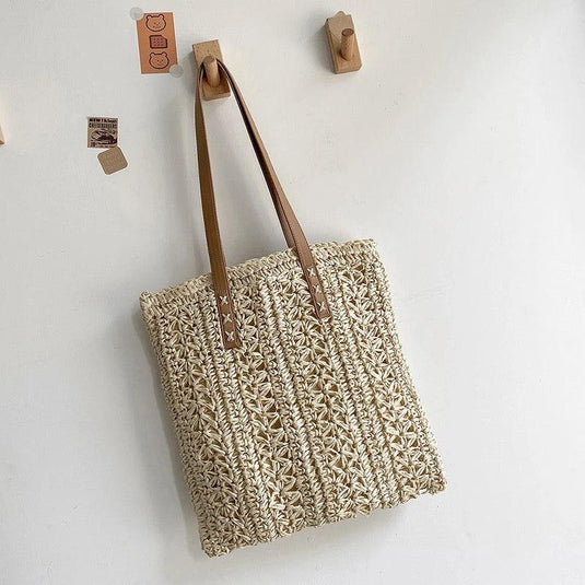 Rose Shoulder Woven Bag™